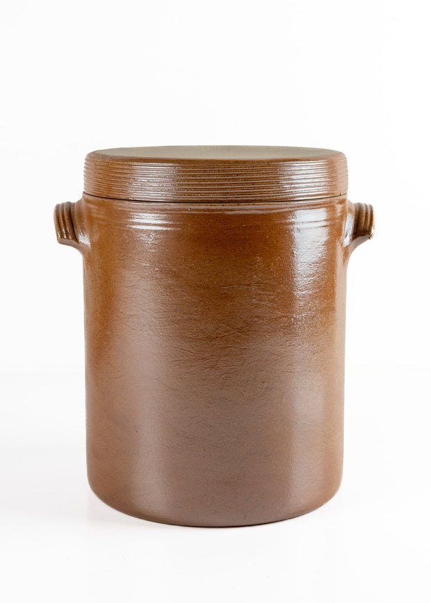 Vintage SALT Large Covered Jars-1