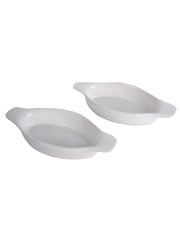 Handled Oval Dish - Set of 2-1