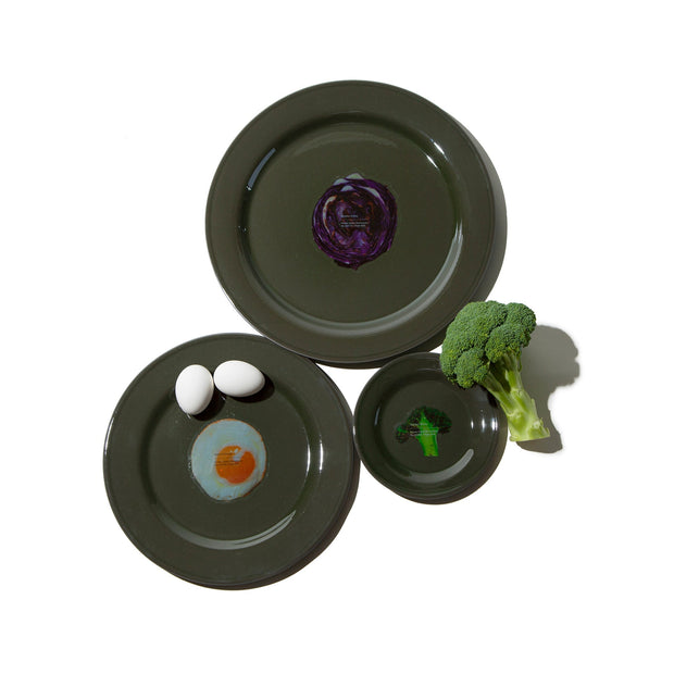 FOREST GREEN DINNERWARE - Plate
