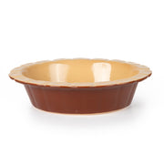 Poterie Renault Oval Pie Dish Large- Brown-3