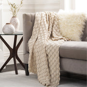 Captiva CPV-1000 Knitted Throw in Champagne by Surya