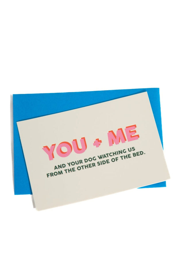 You+Me Dog Card
