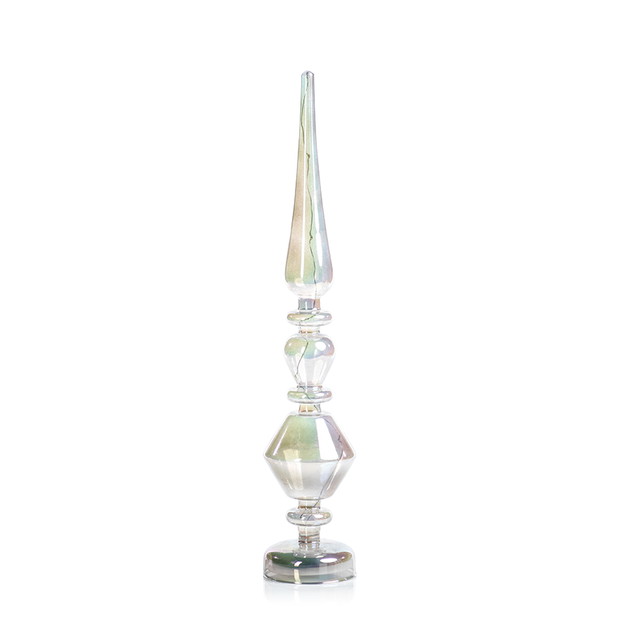 LED Luster Cloud Glass Finial in Various Styles