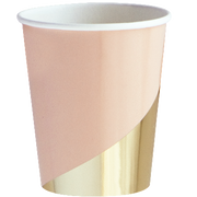 Set of 8 Goddess Blush Colorblock Party Cups design by Harlow & Grey