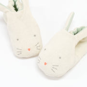 mint bunny baby booties by meri meri mm 167536 1
