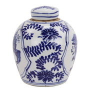Tiny Lid Mini Jar Blue and White in Various Styles