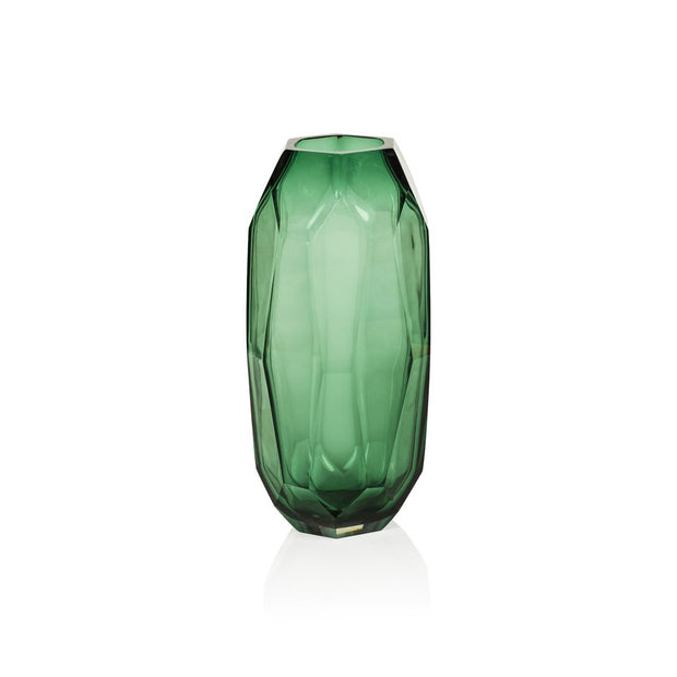 Imperial Jade Glass Vase - Medium