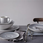 Charcoal Grey Lines Side Plate