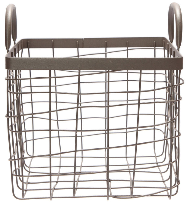 Square Basket With Handle - Small