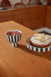 Toppu Bowl in White / Black