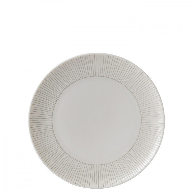 Taupe Stripe Side Plate design by Ellen DeGeneres